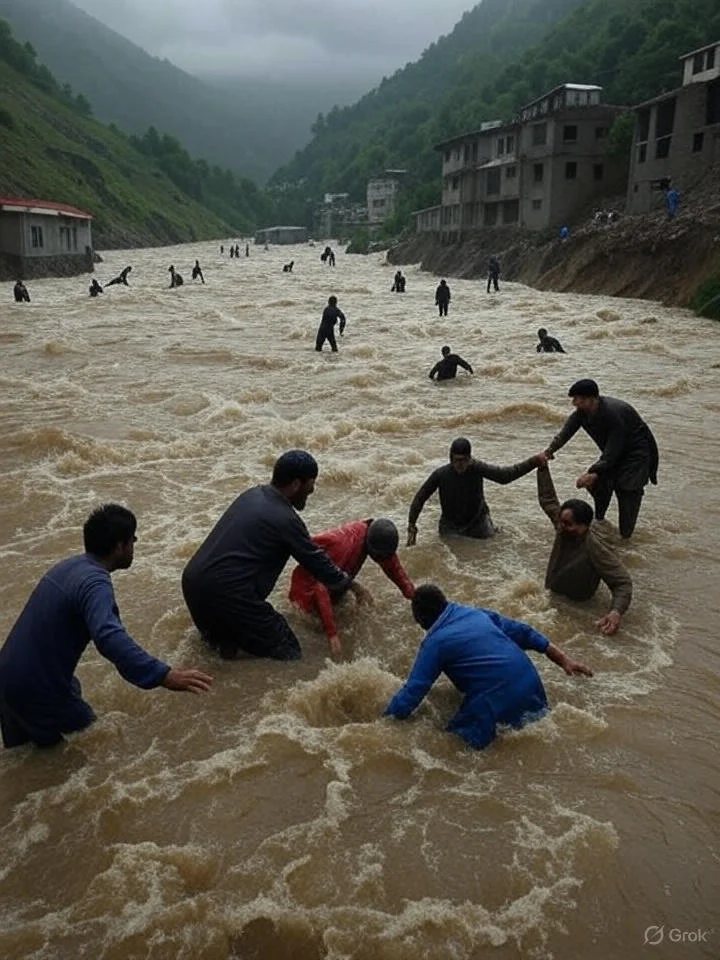 KPK Monsoon Flood Situation