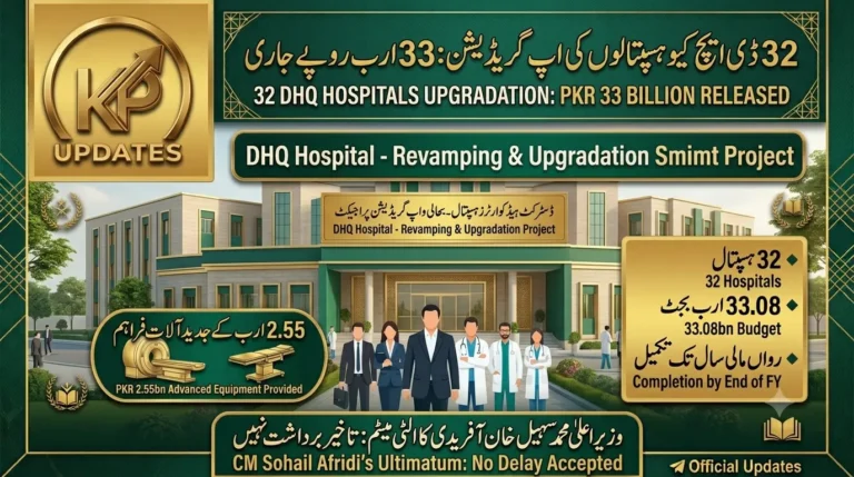 خیبرپختونخوا کے 32 ڈی ایچ کیو ہسپتالوں کی اپ گریڈیشن، وزیراعلیٰ کا رواں سال تکمیل کا حکم