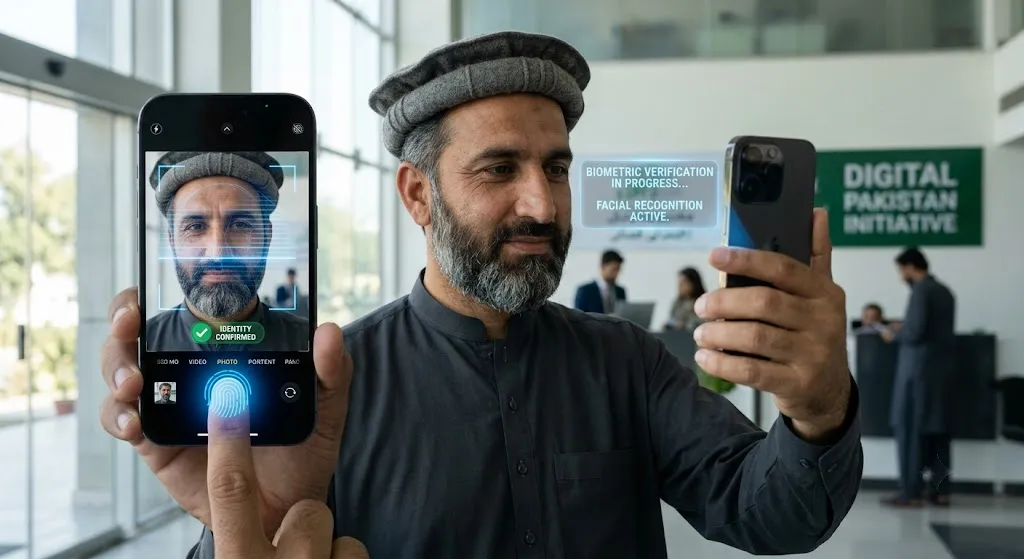 NADRA PAK ID MOBILE APP bIOMETRIC AND ADVANCED SECURITY FEATURES