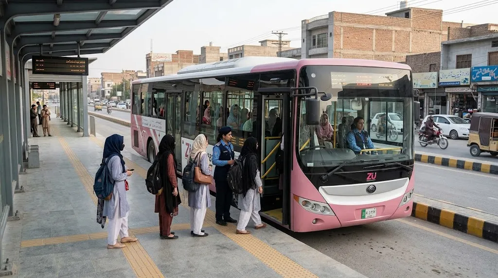 Pink Bus Service - BRT Extension