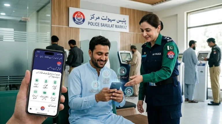 پولیس سہولت مرکز ایپ 2026 — کے پی پولیس کی تمام خدمات اب موبائل پر