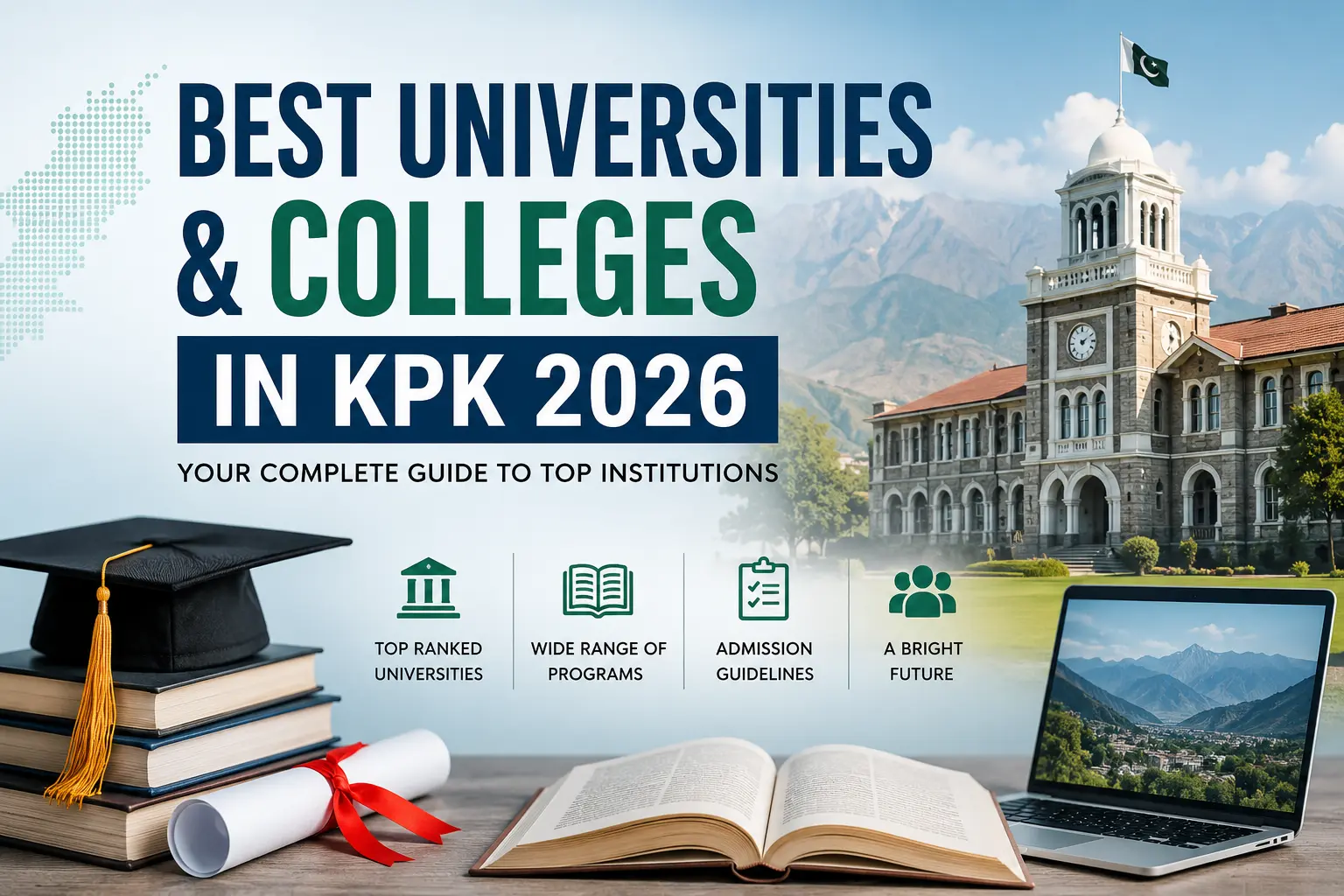 خیبر پختونخوا کی بہترین یونیورسٹیز اور کالجز 2026