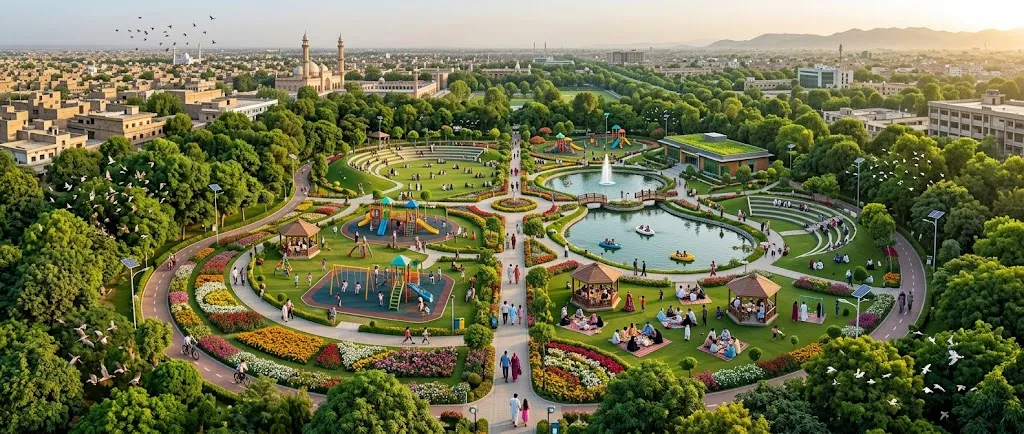 Peshawar Revitalization Plan, updradation of 34 Parks