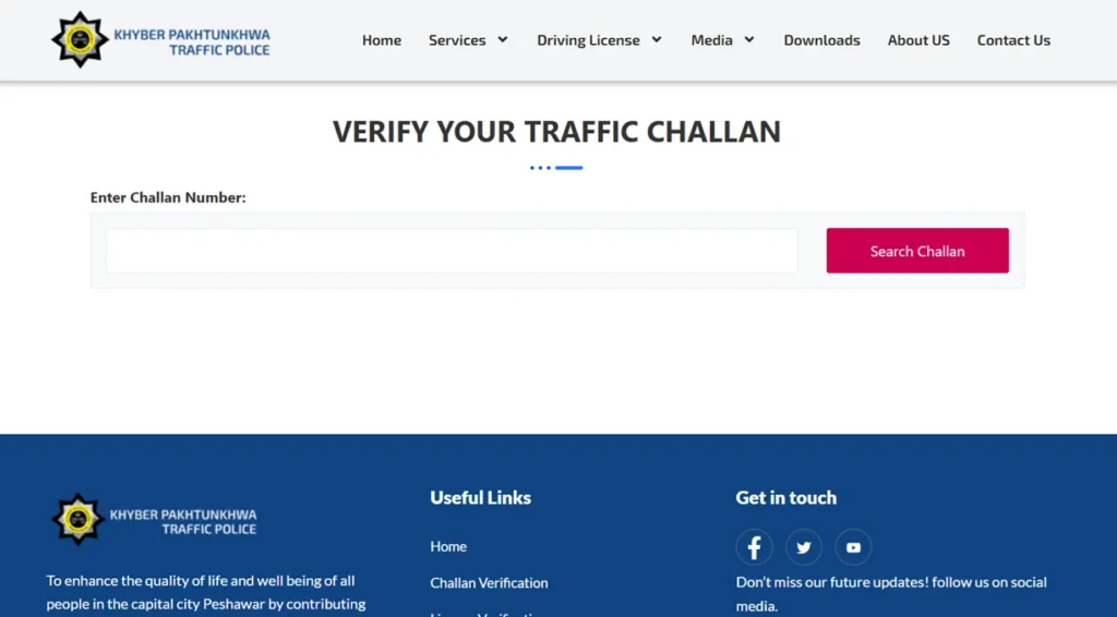 KPK e-Challan Check Online 2026