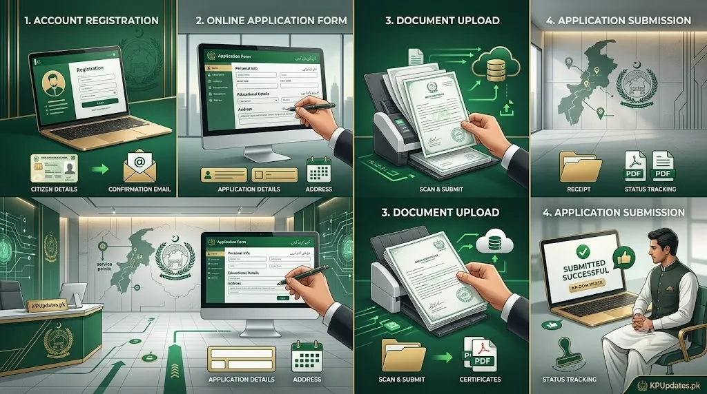 KPK Domicile Online Apply 2026