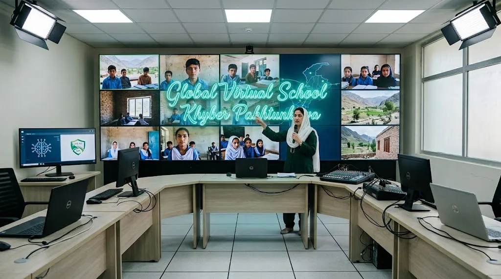 Global Virtual School Khyber Pakhtunkhwa: جدید ڈیجیٹل تعلیم کا نیا دور