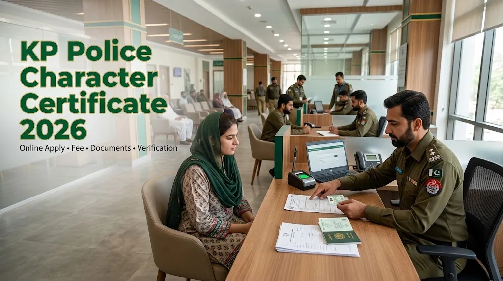KP Police Character Certificate 2026 – خیبر پختونخوا پولیس کریکٹر سرٹیفکیٹ حاصل کرنے کا مکمل طریقہ