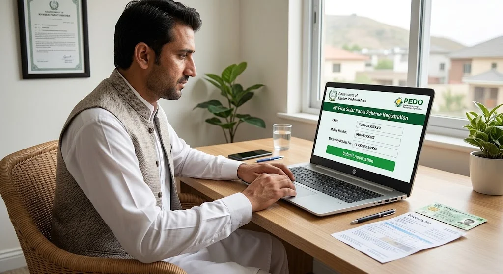 KP Free Solar Panel Scheme 2026 how to apply