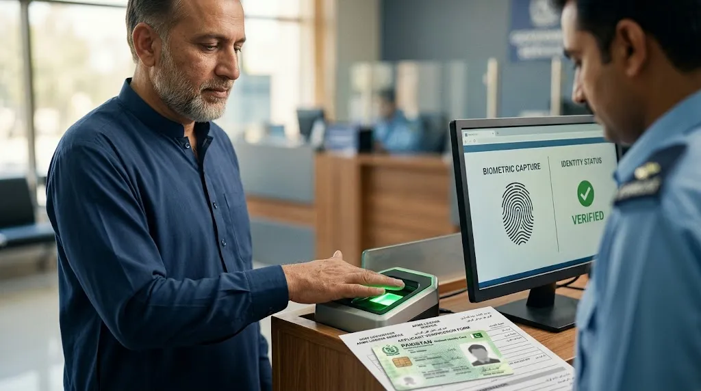Nadra Arms License Verification Biometric