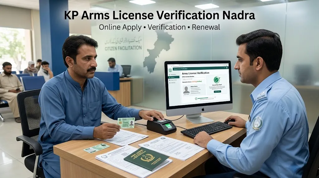KP Arms License Verification Nadra