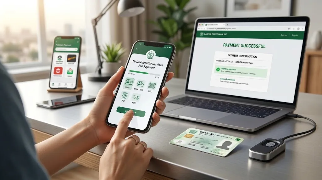 NADRA and passport Offices in KPK 2026 - Payment