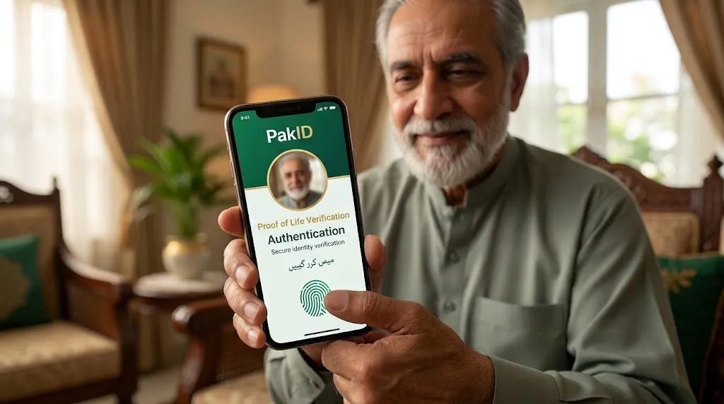 PakID App سے Proof of Life