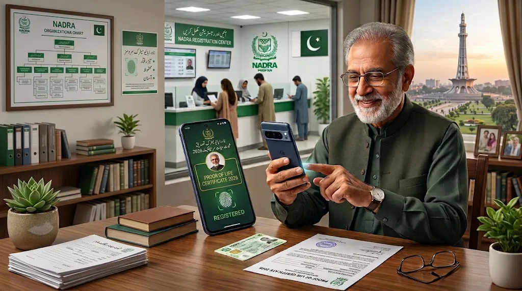 NADRA Proof of Life Certificate 2026: پنشنرز کے لیے مکمل رہنمائی