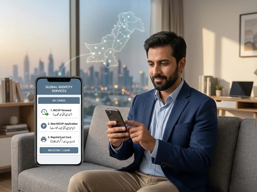 Pak ID App how to Apply for NICOP