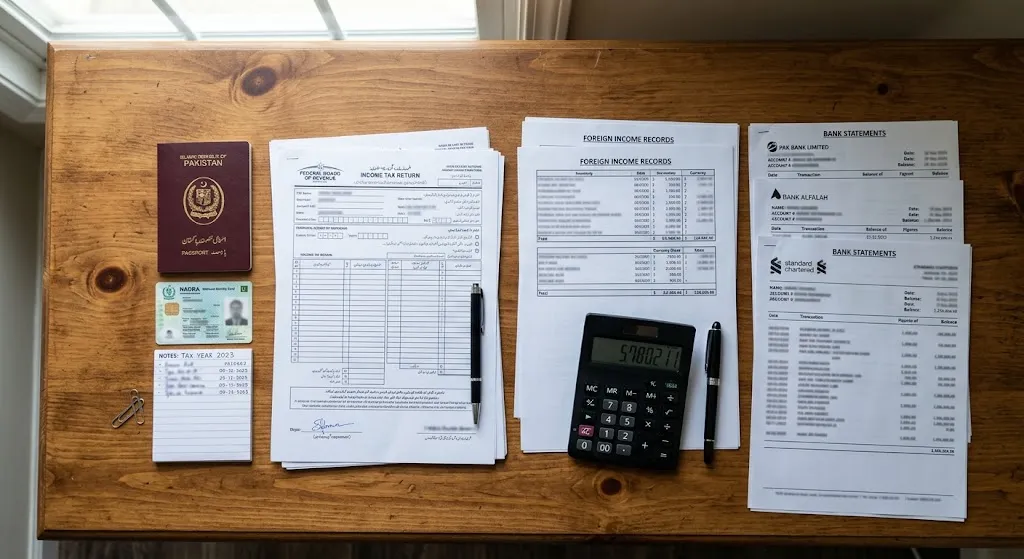 FBR Tax Return Required Documents