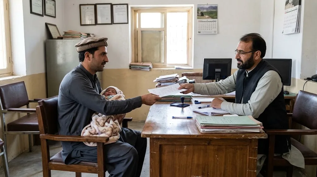 Birth Registration Certificate in KPK