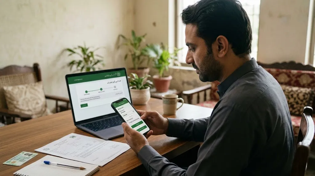  PSID بنائیں اور فیس ادا کریں