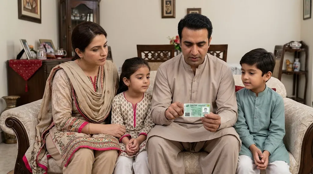 NADRA Juvenile Card age terms