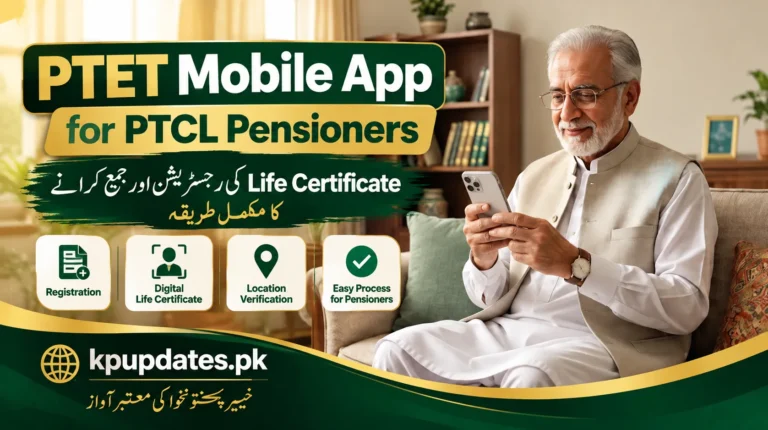 PTET Mobile App for PTCL Pensioners — Life Certificate کی رجسٹریشن اور جمع کرانے کا مکمل طریقہ
